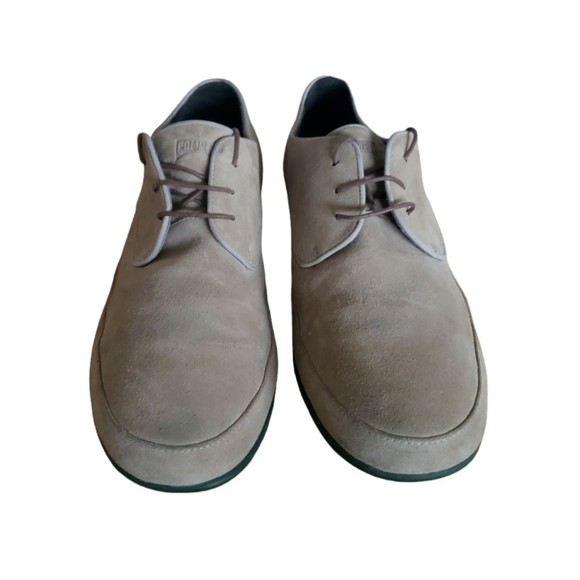 Camper Mauro Suede Slippers Gray Slip On Loafer Shoes Men\'s Size 44 US Size 11